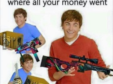 when your parents ask where all your money went