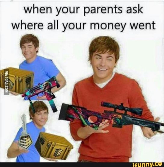 when your parents ask where all your money went