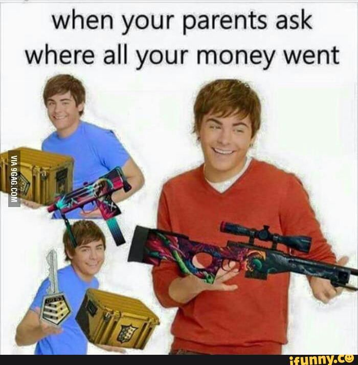 when your parents ask where all your money went