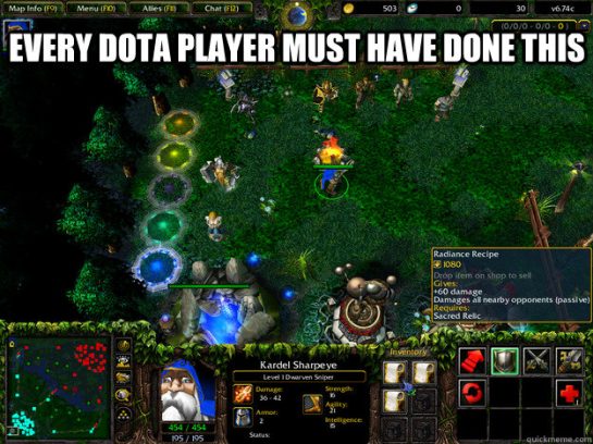 every dota player must have done this