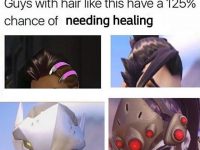 guys with hair like this have a 125% chance of needing healing