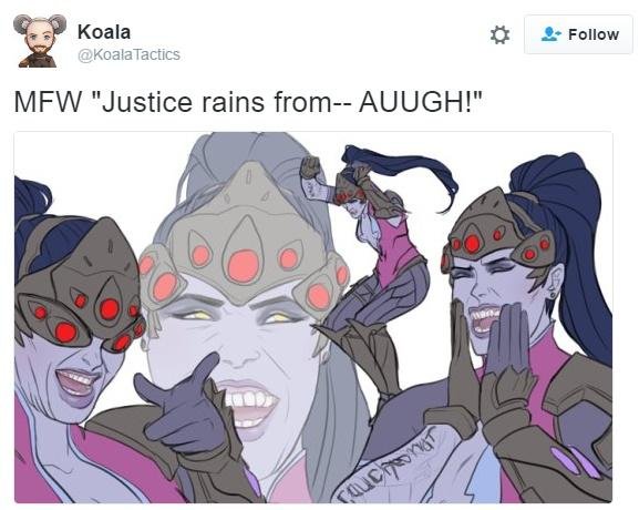 Justice rains from..