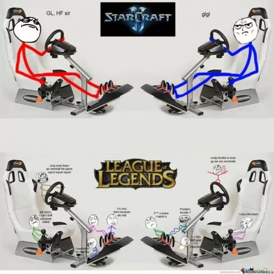 starcraft vs league of legends