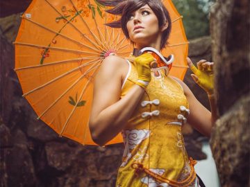 Tracer Chinese Dress Overwatch by Nica Cosplay