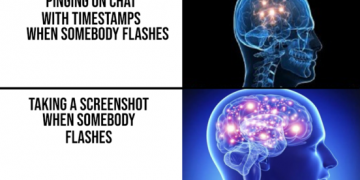 remember when someone uses flash