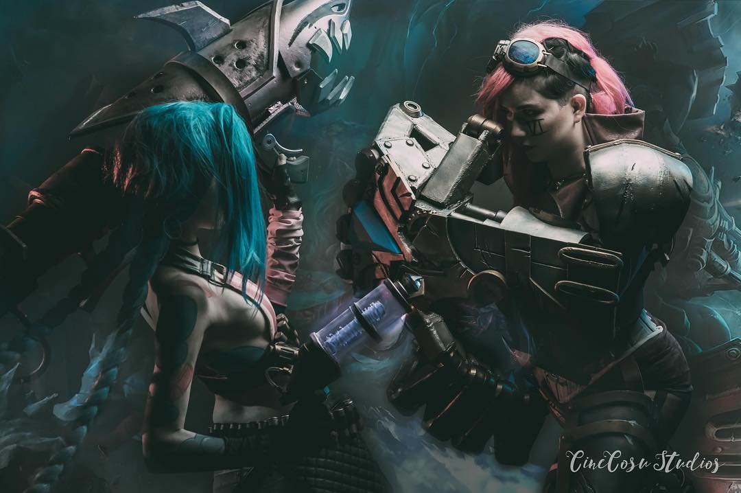 vii vs jinx league of legends cosplay