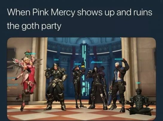 when pink mercy shows up